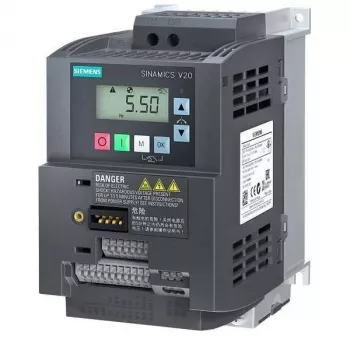 Siemens SINAMICS G120C συμπαγής μετατροπέας 1,1 kW με ενσωματωμένο φίλτρο, 3 AC 380-480 V, IP20, FSAA 6SL32105BB211BV1