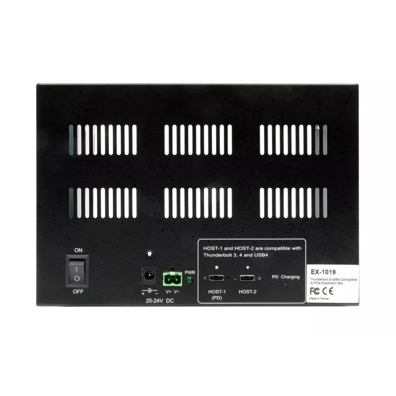 EXSYS Thunderbolt 3 / USB 4 σε 3x PCIe κουτί επέκτασης για κοντές κάρτες (EX-1019)
