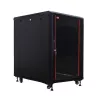 IT-BUDGET 19 inch rack δικτύου SRK 27U 600x800mm μαύρο Flatpack 90ITB19SRK2768GSN