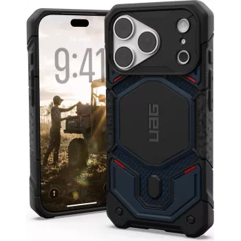 UAG Urban Armor Gear Monarch Pro MagSafe θήκη για Apple iPhone 18 Pro/17 Pro – Kevlar Mallard Blue 114569113955