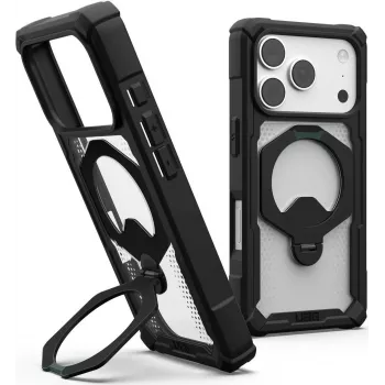 UAG Urban Armor Gear Plasma XTE 360 MagSafe θήκη με Kickstand για Apple iPhone 18 Pro/17 Pro - μαύρο/διαφανές 11457311404G