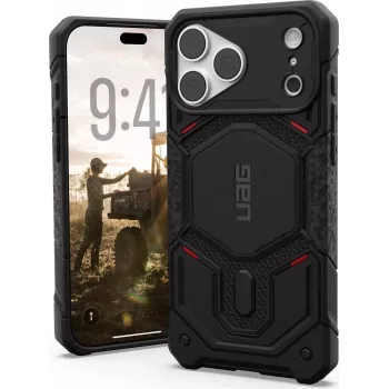 UAG Urban Armor Gear Monarch Pro MagSafe θήκη για Apple iPhone 18 Pro Max/17 Pro Max - Kevlar μαύρο 114568113940