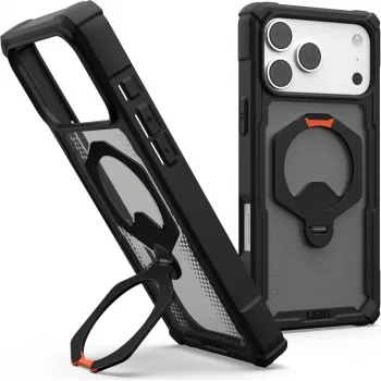 UAG Urban Armor Gear Plasma XTE 360 MagSafe θήκη με Kickstand για Apple iPhone 18 Pro Max/17 Pro Max – μαύρο/πορτοκαλί/γκρι διαφανές 114572114097
