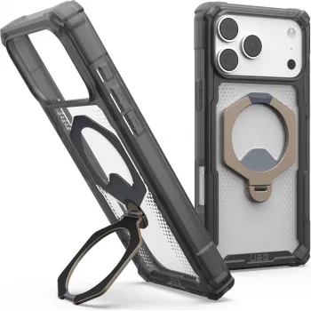 UAG Urban Armor Gear Plasma XTE 360 MagSafe θήκη με Kickstand για Apple iPhone 18 Pro Max/17 Pro Max – γκρι στάχτης (γκρι)/Titan/διαφανές 114572113136