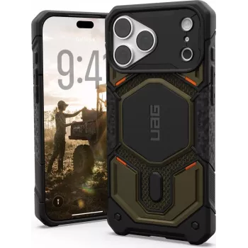 UAG Monarch Pro MagSafe θήκη για Apple iPhone 18 Pro Max / 17 Pro Max, Kevlar Element Green 11456811397B
