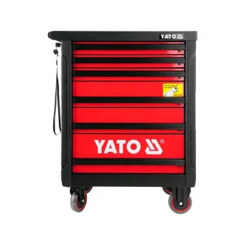 Yato YT-5530 Εργαλειοφόρος βάση 7 συρταριών από χάλυβα μαύρο/κόκκινο