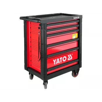 Yato YT-5530 Εργαλειοφόρος βάση 7 συρταριών από χάλυβα μαύρο/κόκκινο