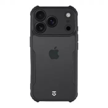 Tactical Back Cover Quantum Stealth iPhone 18 Pro διαφανές/μαύρο