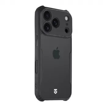 Tactical Back Cover Quantum Stealth iPhone 18 Pro διαφανές/μαύρο