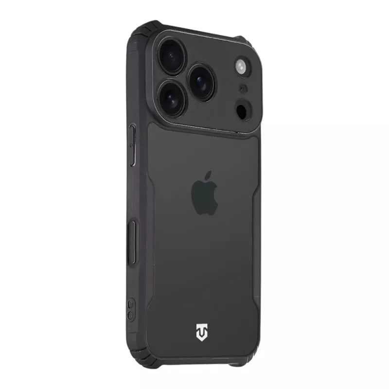 Tactical Back Cover Quantum Stealth iPhone 18 Pro διαφανές/μαύρο