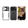 Tactical Back Cover Quantum Stealth iPhone 18 Pro διαφανές/μαύρο
