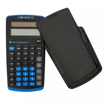 Texas Instruments TI-30 ECO RS Επιστημονικός υπολογιστής τσέπης μαύρο/μπλε