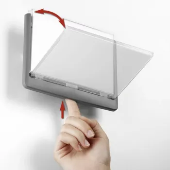DURABLE Click Sign πινακίδα πόρτας 149x105,5 mm τοποθέτηση με κόλλα/βίδα γραφίτης