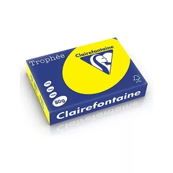 Clairefontaine Trophee 2913C A5 έντονο κίτρινο χαρτί 160gsm 500 φύλλα