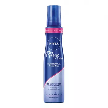 NIVEA Care & Hold αφρός styling 150 ml – δυνατό κράτημα, όγκος & περιποίηση