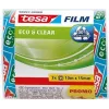 tesa tesafilm eco & clear κολλητική ταινία, 10 m x 15 mm, διαφανής, 3 ρολά 56997-00000-01