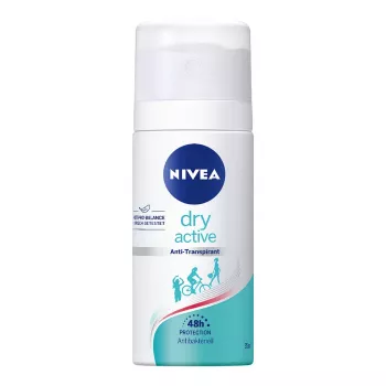 NIVEA Dry Active Mini αποσμητικό spray 35 ml – 48h αντιιδρωτικό, χωρίς αλκοόλ