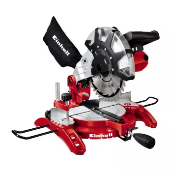 Einhell TC-MS 2513 L δισκοπρίονο και πριόνι έλξης, 1600 W, λεπίδα 250 mm, οδηγός λέιζερ, κόκκινο
