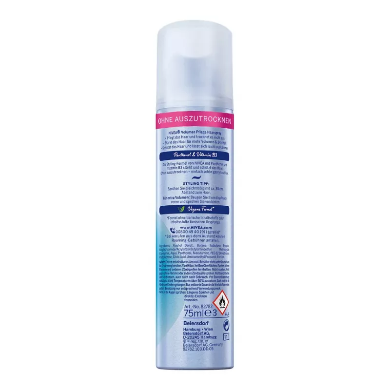 NIVEA VOLUME & HOLD σπρέι styling 75 ml