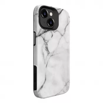 Evelatus Apple iPhone 15 Plus θήκη Armor TPU+PC Μάρμαρο Λευκό