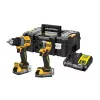 DEWALT 18V XR DCD800 DCF850 Διπλό σετ με 2x 1,7Ah Powerstack μπαταρίες