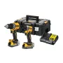 DEWALT 18V XR DCD800 DCF850 Διπλό σετ με 2x 1,7Ah Powerstack μπαταρίες