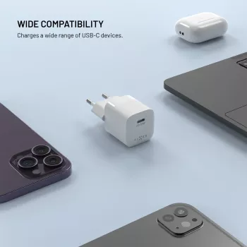 Fixed Mini Φορτιστής USB-C GaN 30W - Μαύρο