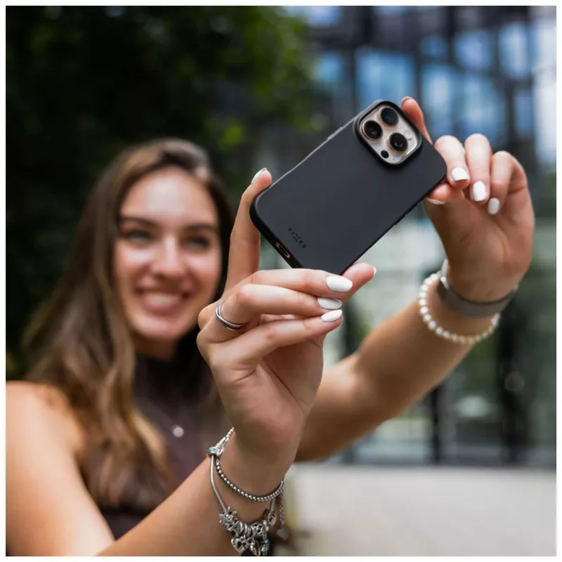 Fixed ReStory Θήκη πλάτης για Apple iPhone 16e, TPU, Μαύρο