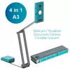 IRIScan Visualizer 7 Dyslexic - Επιτραπέζιος σαρωτής A3, 13MP, USB, Arktisblau/Ασημί