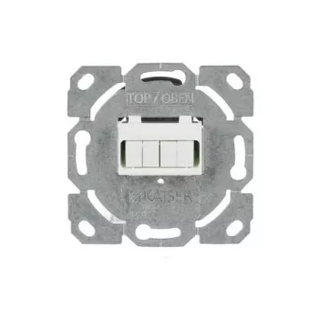 Busch-Jaeger Επιτοίχια πρίζα οπτικών ινών LC Duplex, Χωνευτή, 2CKA000230A0486