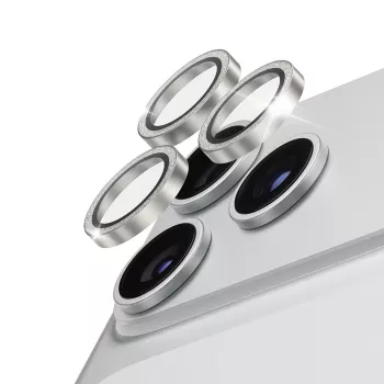 PanzerGlass Hoops Κεραμική προστασία φακού με γκλίτερ Ασημί για iPhone 18 Pro / 18 Pro Max