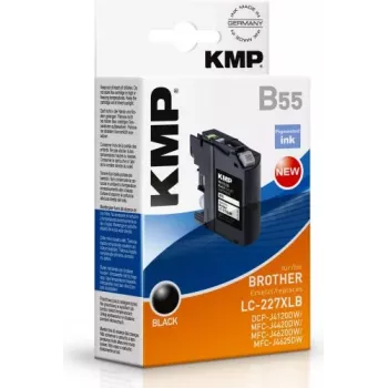 KMP B55 Μαύρο Συμβατό δοχείο μελανιού για Brother DCP-J4120DW, MFC-J4420DW, MFC-J4620DW, MFC-J4625DW, MFC-J5720DW 1531.4001