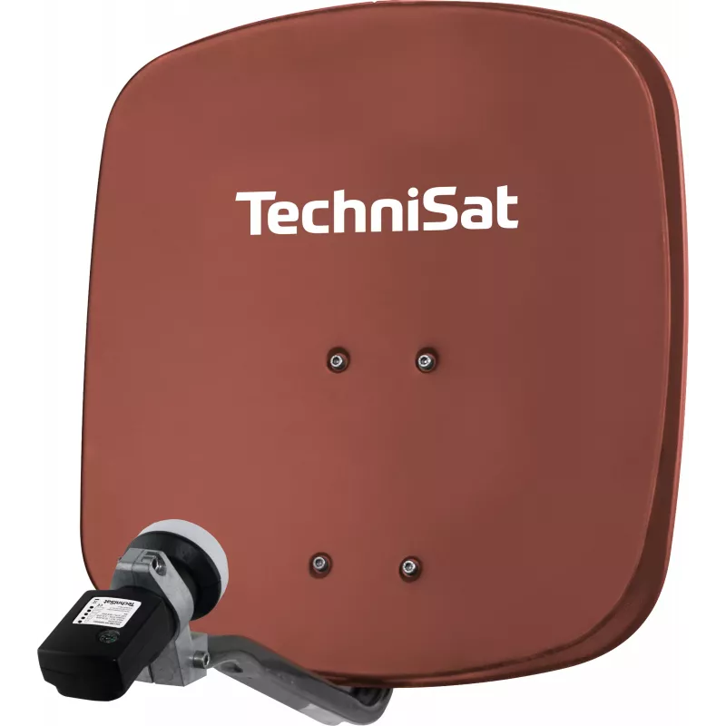 TechniSat 45 cm Αλουμινένιο offset δορυφορικό πιάτο με Single-LNB 1445/8195