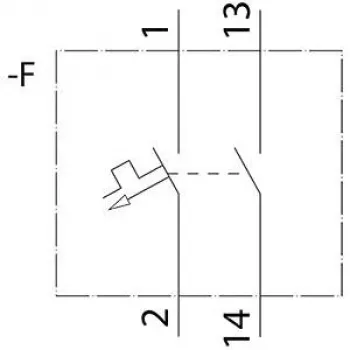 Siemens 5SY17104 SENTRON 1-πολικός MCB, 10 A, χαρακτηριστική C, 72 V DC, 10 kA, με δυνατότητα σφράγισης