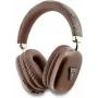 GUESS Ασύρματα ακουστικά over-ear Bluetooth 5.3 με 4G Triangle Logo, Καφέ