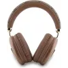 GUESS Ασύρματα ακουστικά over-ear Bluetooth 5.3 με 4G Triangle Logo, Καφέ