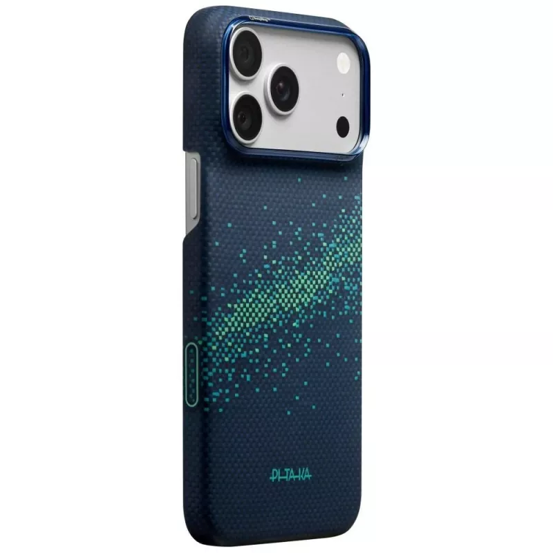 PITAKA Edge Milky Way Galaxy 2.0 θήκη για iPhone 18 Pro Max / 17 Pro Max - Nearfield Blue
