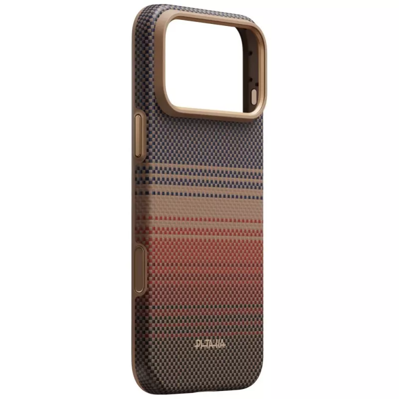 PITAKA Summa Θήκη για iPhone 18 Pro Max / 17 Pro Max – Θήκη κινητού Sunset Aramidfaser MagSafe