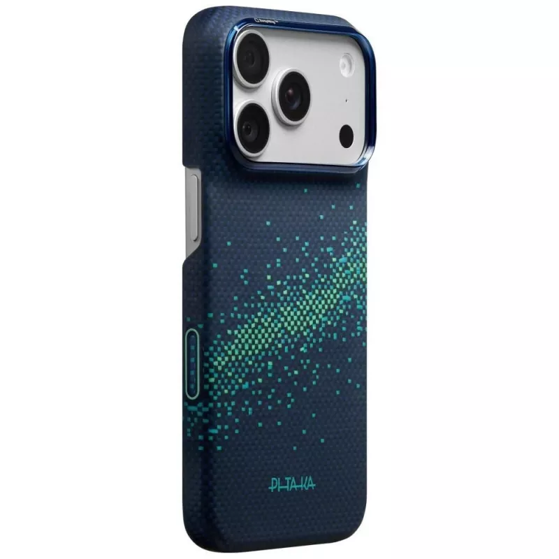 PITAKA Edge Milky Way Galaxy 2.0 θήκη για iPhone 18 Pro / 17 Pro - Nearfield Blue