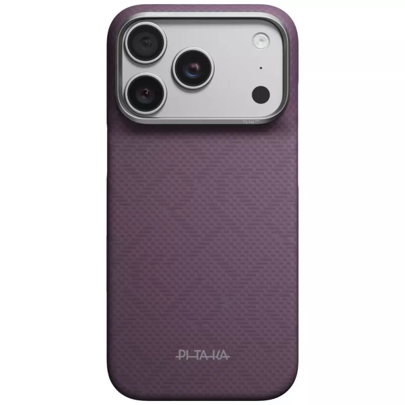 PITAKA Edge Case PTKWeaving-Charoite MagSafe θήκη για iPhone 18 Pro / 17 Pro, Charoite Purple