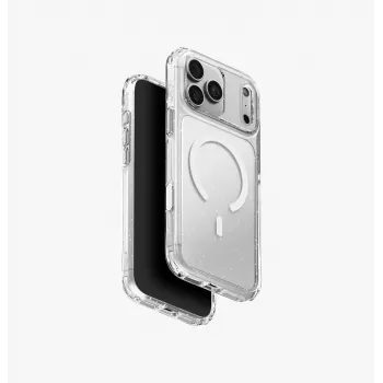 UNIQ LifePro Xtreme MagClick θήκη φόρτισης για iPhone 18 Pro Max / 17 Pro Max – Διάφανο με γκλίτερ