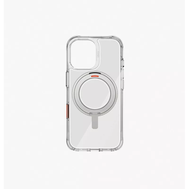 UNIQ Swivix θήκη για iPhone 17 με περιστρεφόμενη βάση 360°, Διάφανο