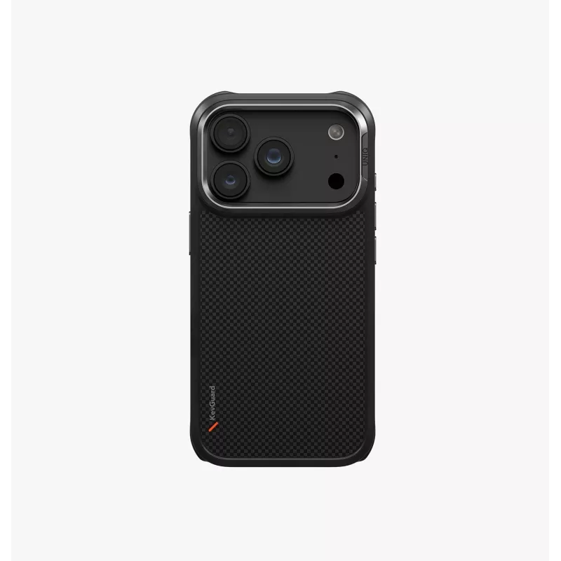 UNIQ Keva MagClick θήκη φόρτισης για iPhone 18 Pro / 17 Pro, μαύρο