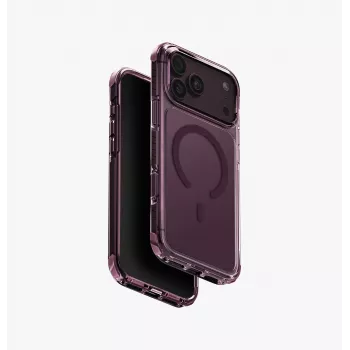 UNIQ Combat MagClick θήκη φόρτισης για iPhone 18 Pro Max / 17 Pro Max – βυσσινί