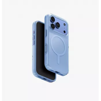 UNIQ Clario Magclick θήκη φόρτισης για iPhone 18 Pro / 17 Pro, μπλε