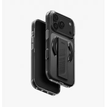 UNIQ Heldro Air θήκη για iPhone 18 Pro / 17 Pro MagClick φόρτιση Tinted Smoke