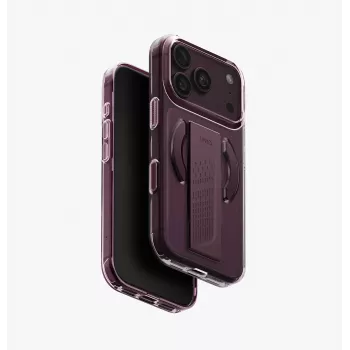 UNIQ Heldro Air MagClick θήκη φόρτισης για iPhone 18 Pro / 17 Pro – βυσσινί