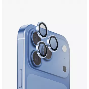 UNIQ Optix Aluguard (DX2) προστασία φακού κάμερας για iPhone 18 Pro / iPhone 18 Pro Max – μπλε με εφαρμογέα