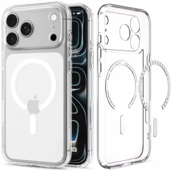 Spigen Ultra Hybrid MagSafe θήκη για iPhone 18 Pro / 17 Pro - διάφανο λευκό