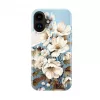 Evelatus Apple iPhone 16 Slim Shell με MagSafe – Custom Print Flower Blue